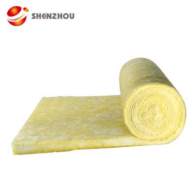 thermal insulation and soundproof fireproof glass wool blanket/board/panel/roll  factory in China