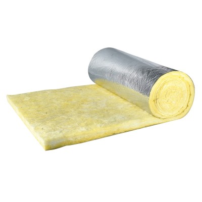 Aluminum foil facing fiber glass pipe insulation