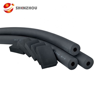 Shenzhou Tubular Rubber Foam And Rubber Pipe Insulation Heat Resistant Rubber Foam Fireretardant Pipe Waterproof Tube